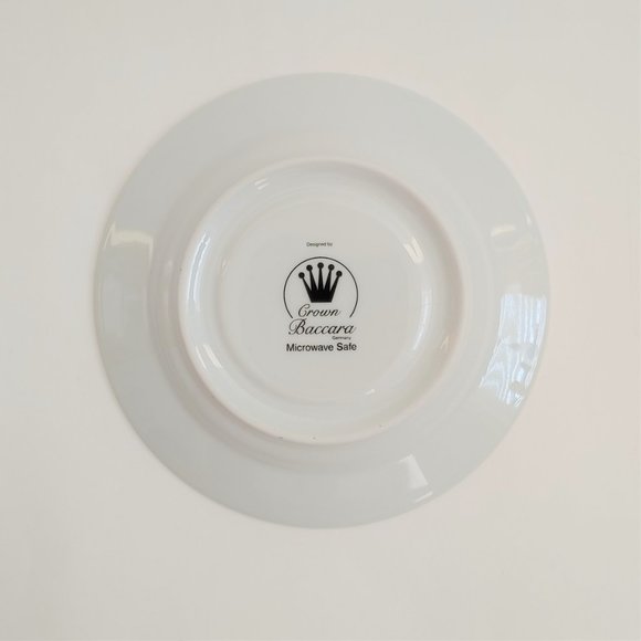 Crown Baccara Plate, Saucer & Napkin Ring Set - Picture 8 of 8